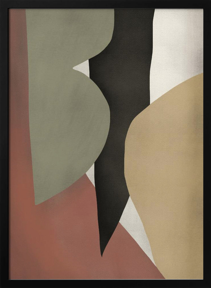 Tropische abstracte vormen | Poster