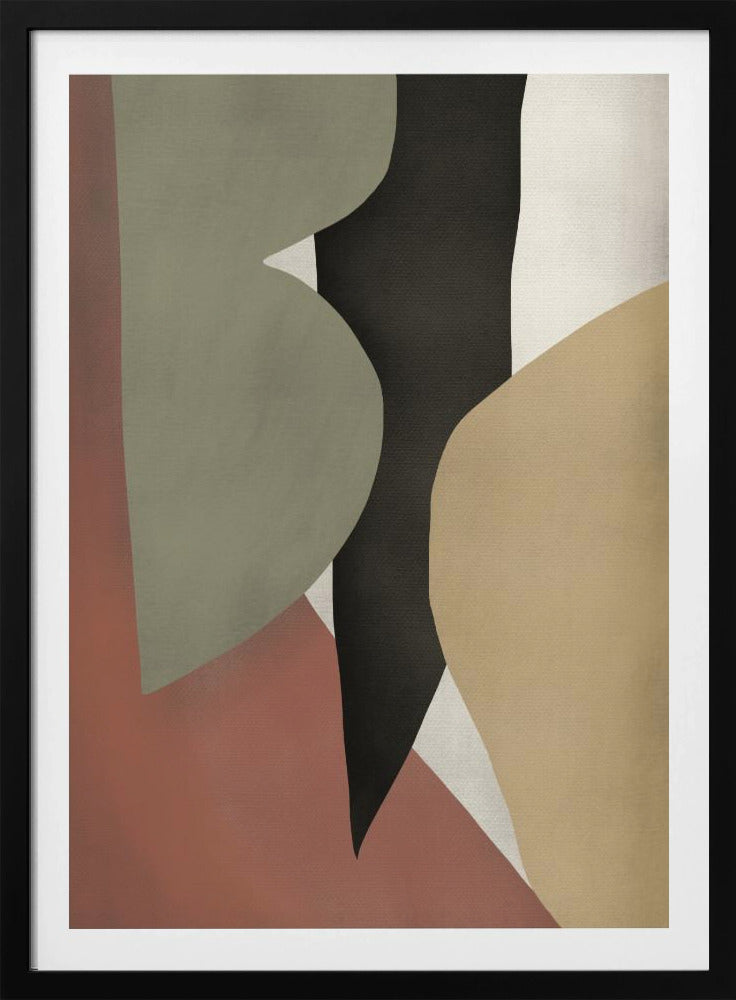 Tropische abstracte vormen | Poster