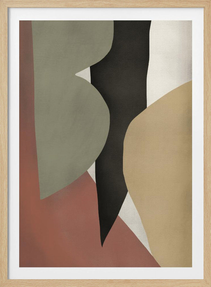 Tropische abstracte vormen | Poster