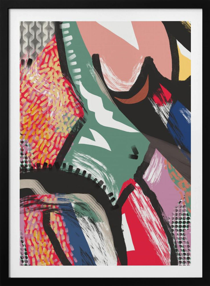 Levendig kleurrijk abstract | Poster