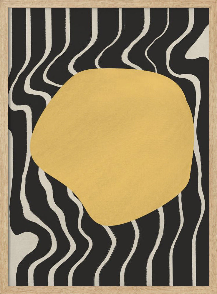 Gouden Golf Harmonie | Poster