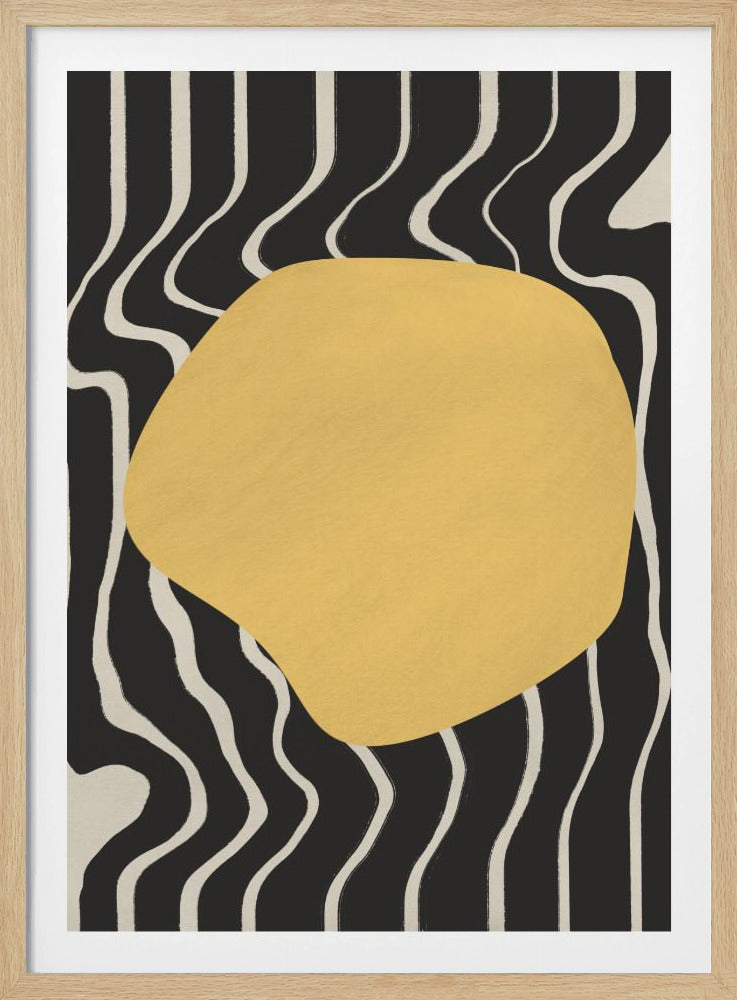 Gouden Golf Harmonie | Poster