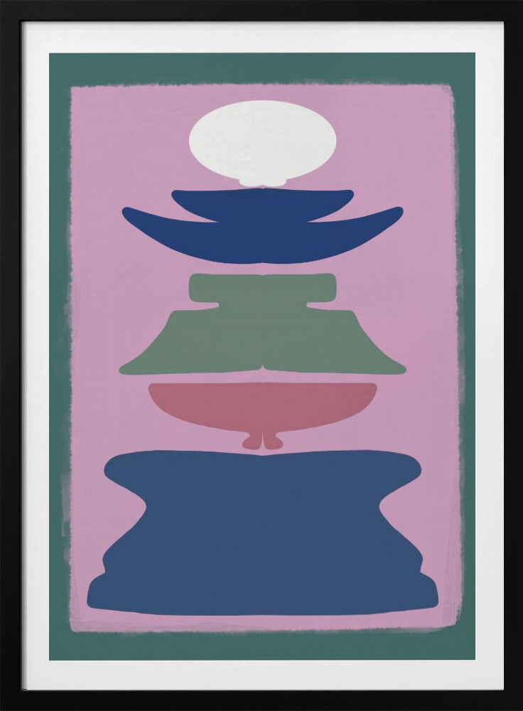 Opvallende kleurrijke vormen | Poster