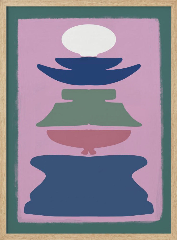 Opvallende kleurrijke vormen | Poster