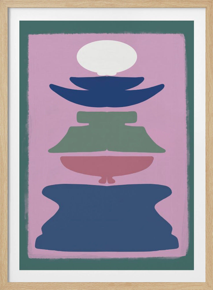 Opvallende kleurrijke vormen | Poster