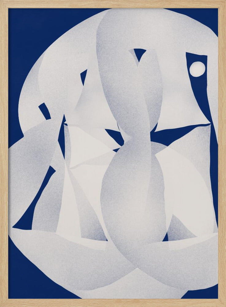Papiersculptuur Abstract | Poster
