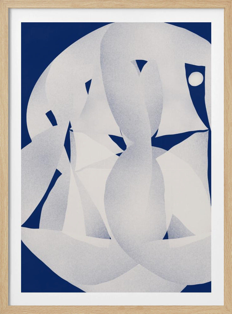 Papiersculptuur Abstract | Poster
