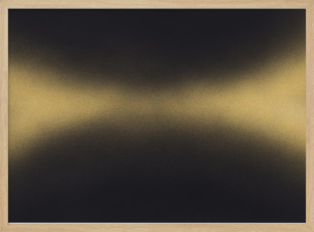 Gouden Horizon Golven | Poster