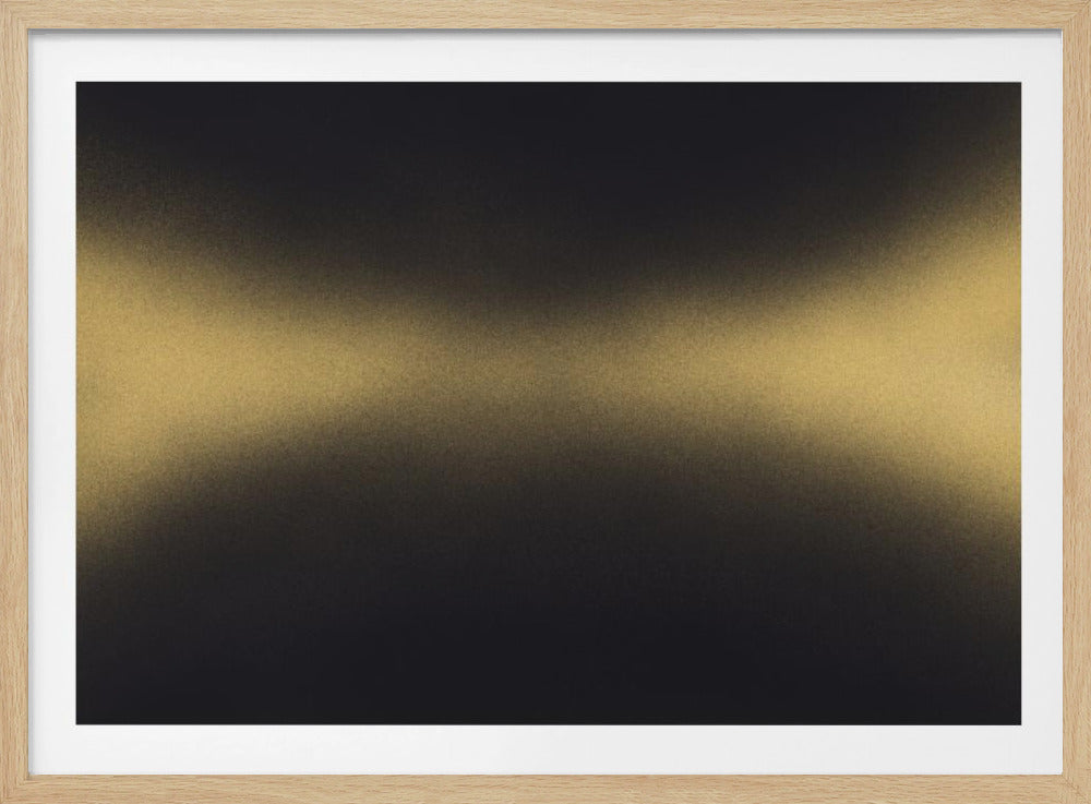Gouden Horizon Golven | Poster