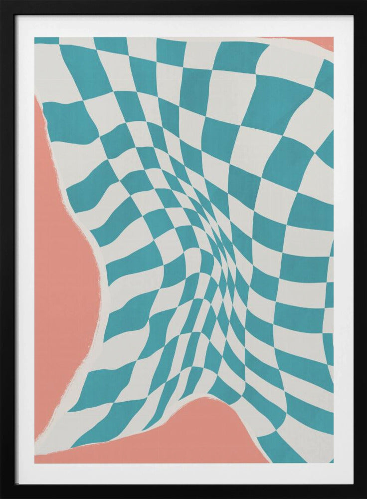 Stoffen drogen aan de lijn in de wind | Poster