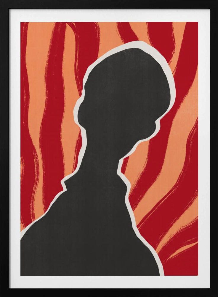 Anoniem portret in hitte | Poster