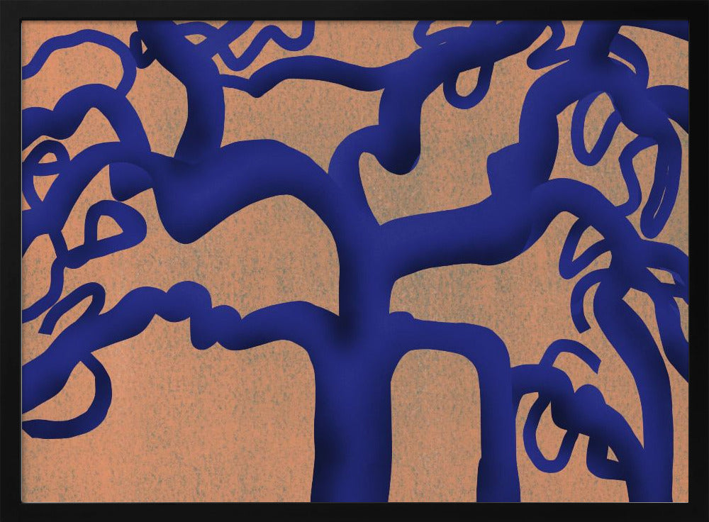 Kronkelende indigoboom | Poster