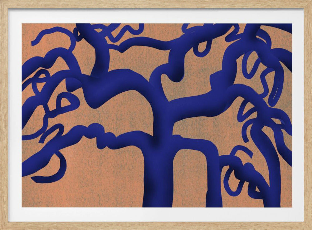 Kronkelende indigoboom | Poster