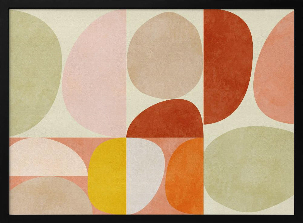 Pastelgeometrie | Poster