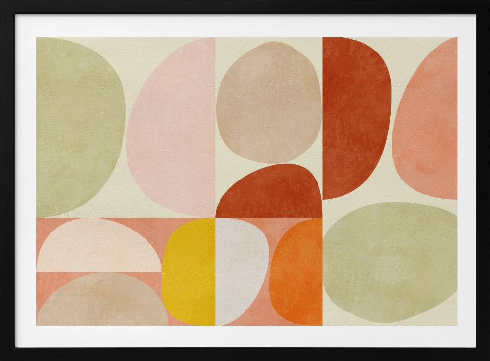 Pastelgeometrie | Poster