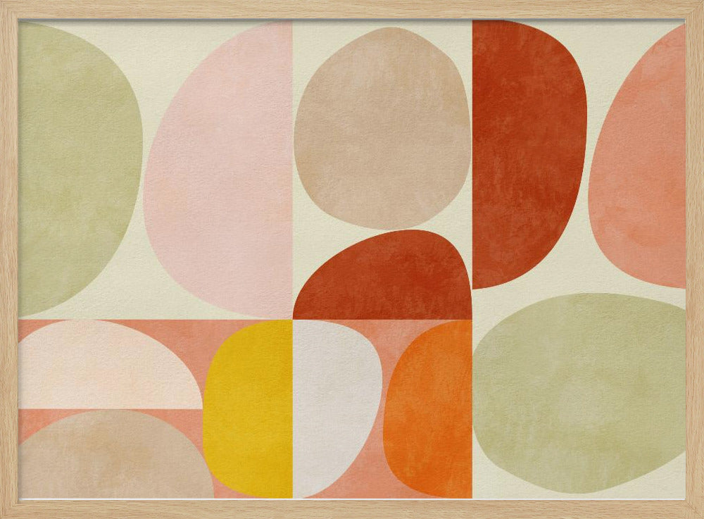 Pastelgeometrie | Poster