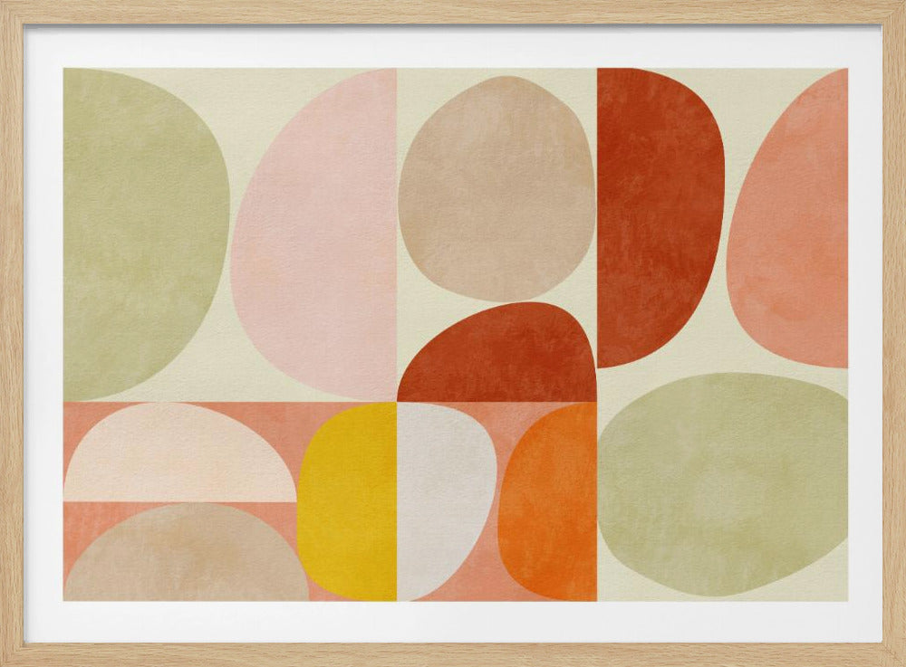 Pastelgeometrie | Poster
