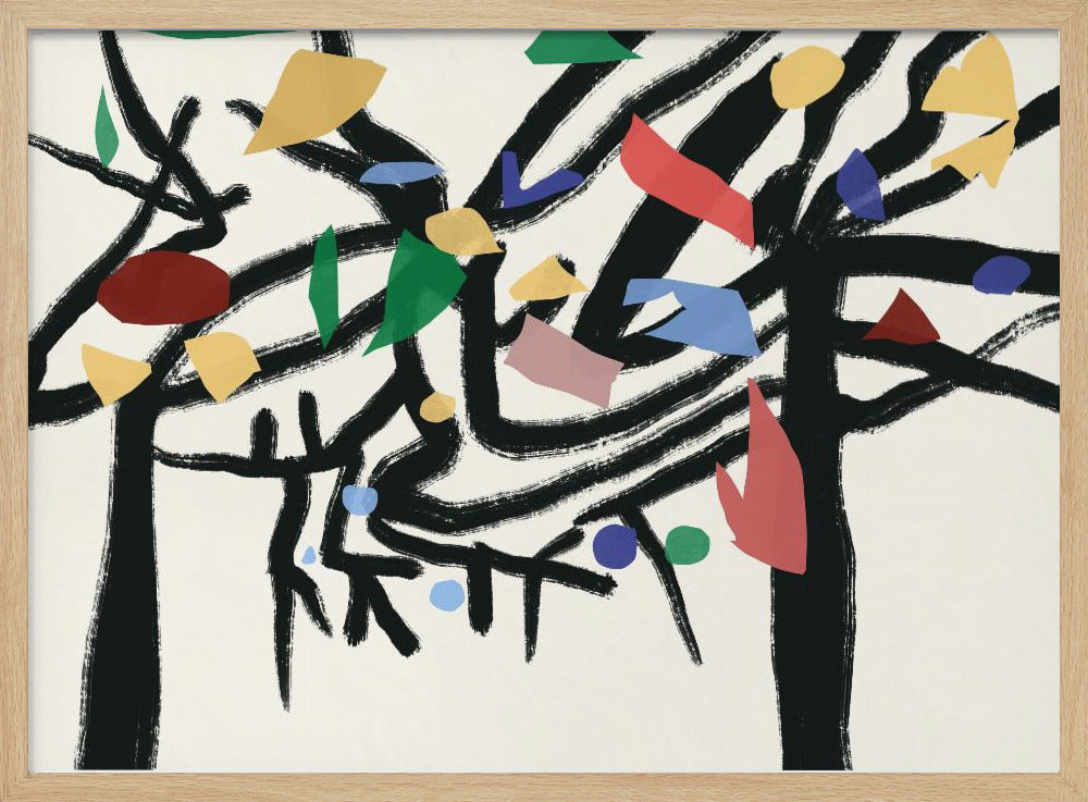 Kleuren in het bos 02 | Poster