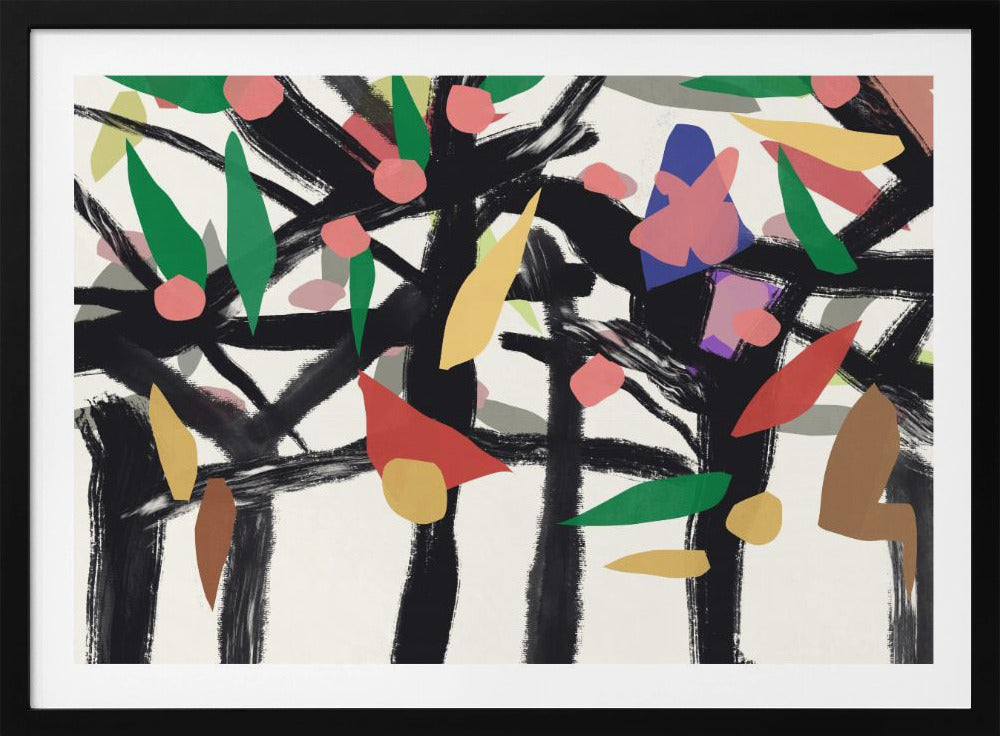 Kleuren in het bos 06 | Poster