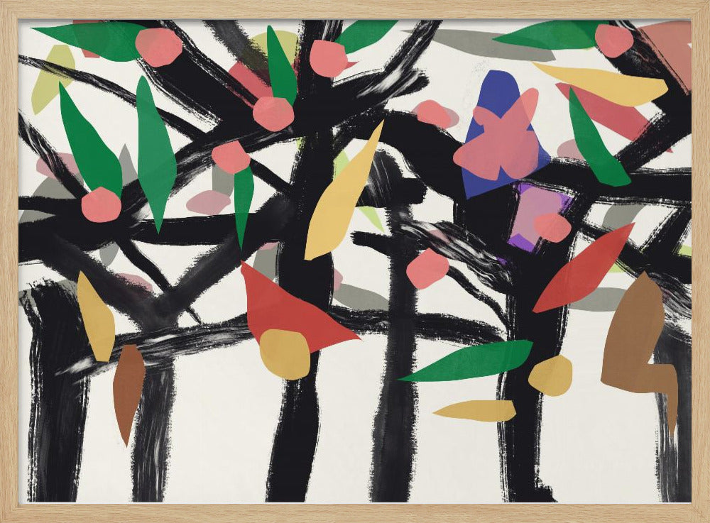 Kleuren in het bos 06 | Poster