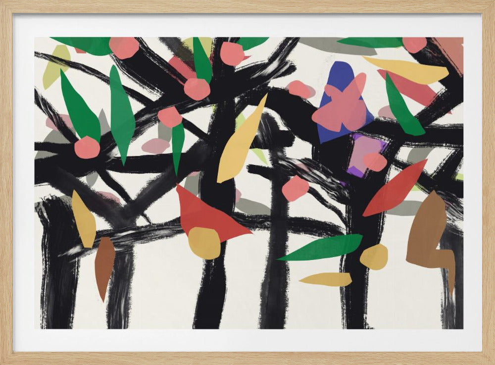 Kleuren in het bos 06 | Poster