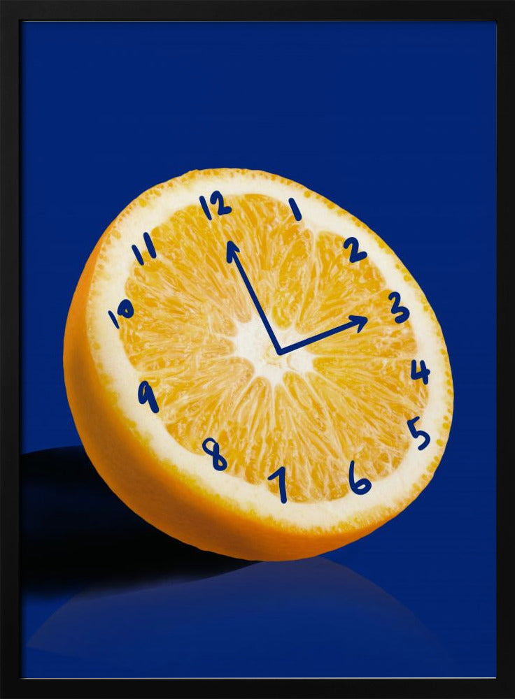 Citrus horloge | Poster