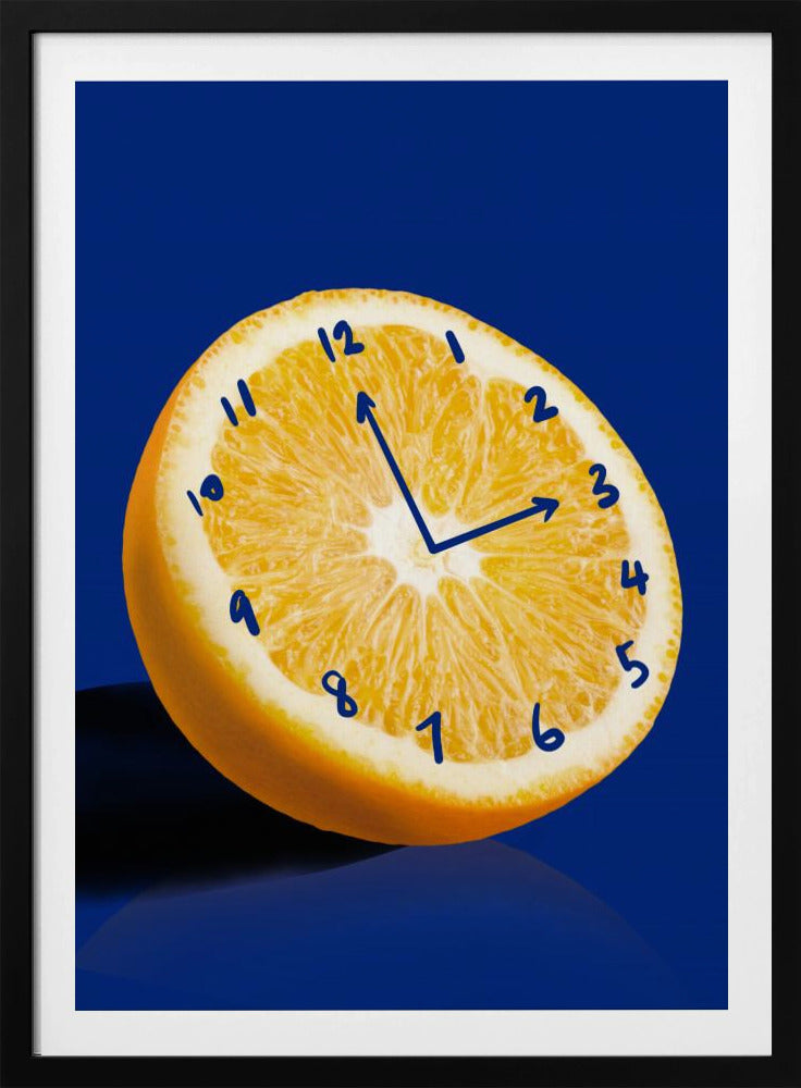 Citrus horloge | Poster