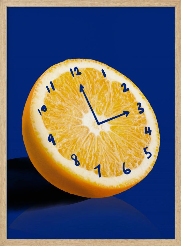 Citrus horloge | Poster