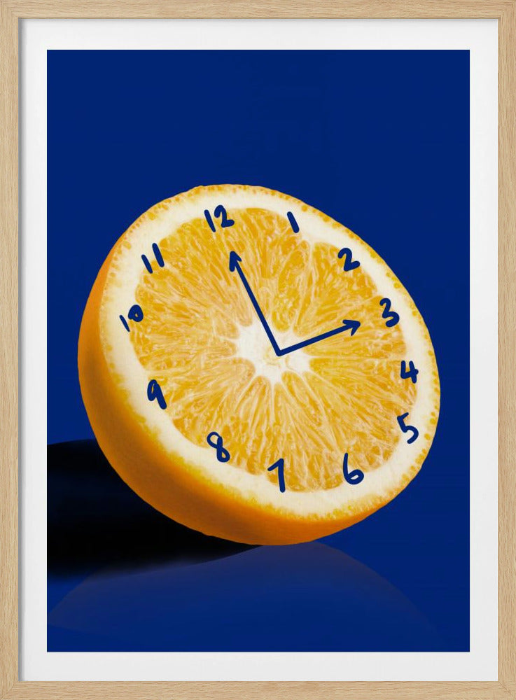 Citrus horloge | Poster