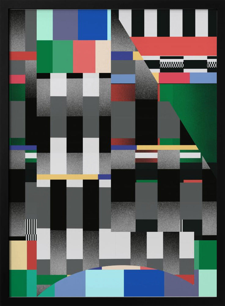 Glitch abstract kunstwerk 01 | Poster
