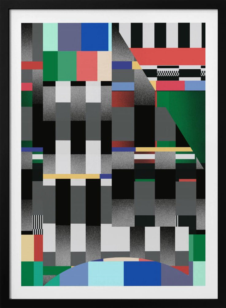 Glitch abstract kunstwerk 01 | Poster