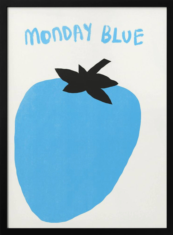 Blauwe bessenmaandag | Poster