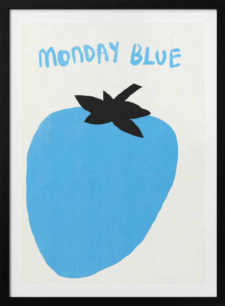 Blauwe bessenmaandag | Poster