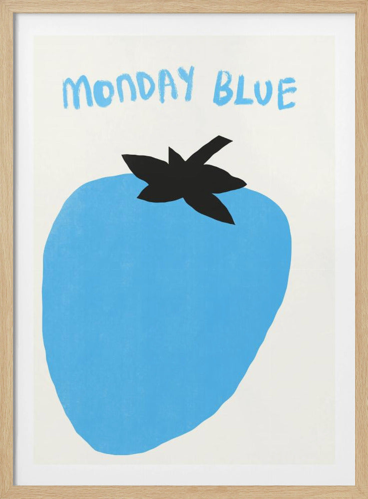 Blauwe bessenmaandag | Poster