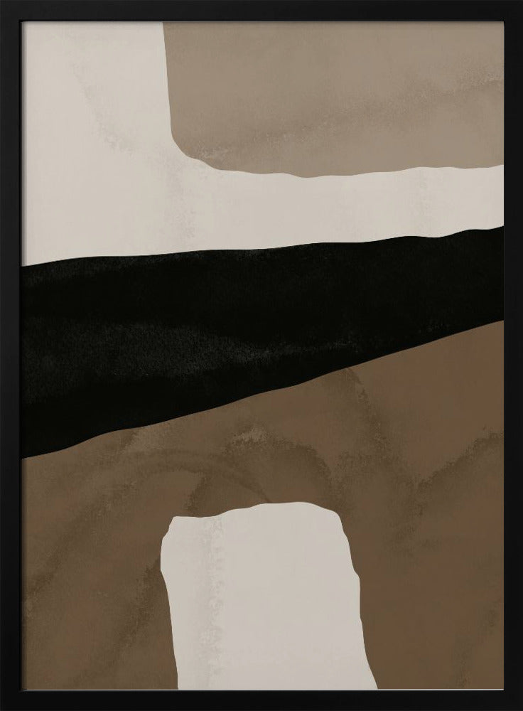 Aardse abstracties | Poster