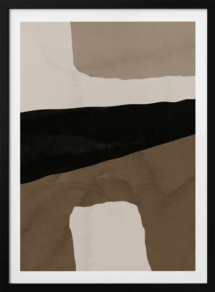 Aardse abstracties | Poster