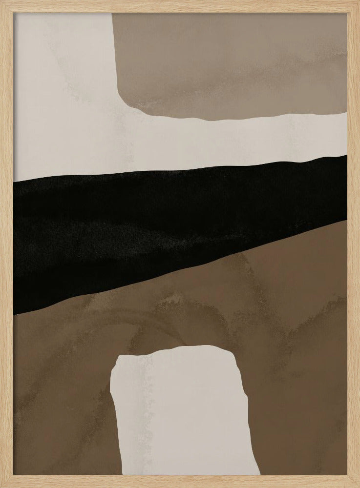 Aardse abstracties | Poster