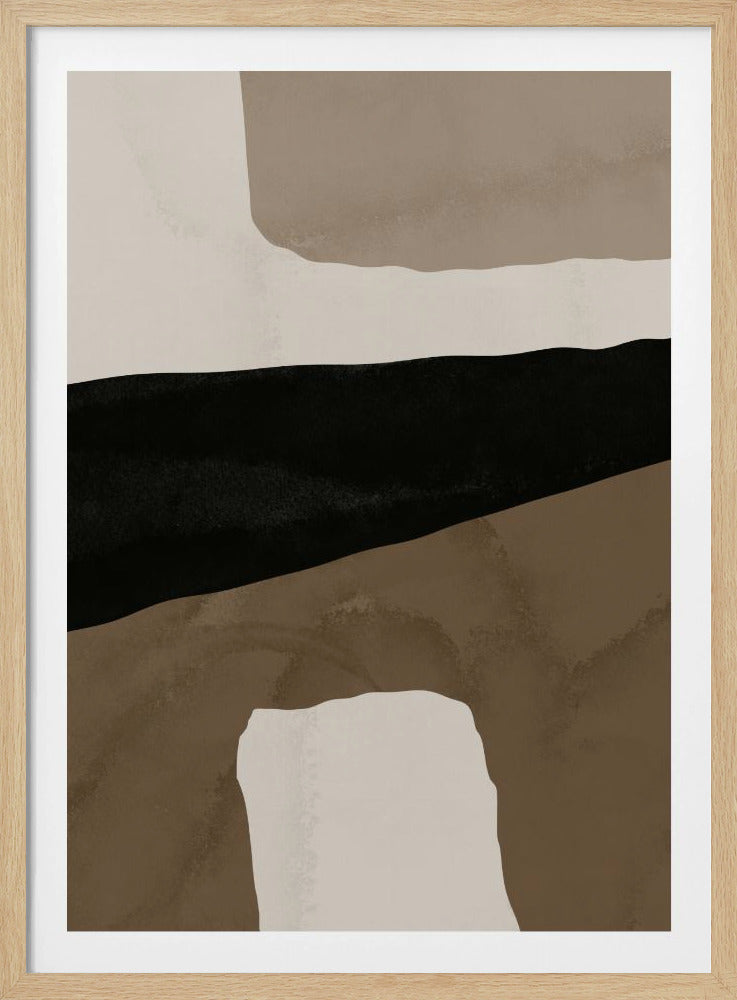 Aardse abstracties | Poster