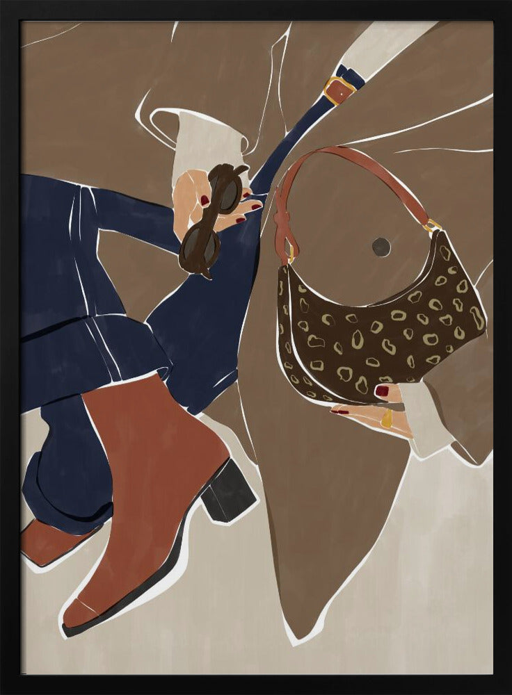Fall Fashion Vibes Art Print By Ivy Green Illustrations | Poster