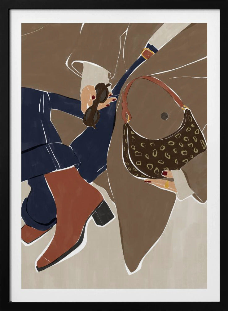 Fall Fashion Vibes Art Print By Ivy Green Illustrations | Poster