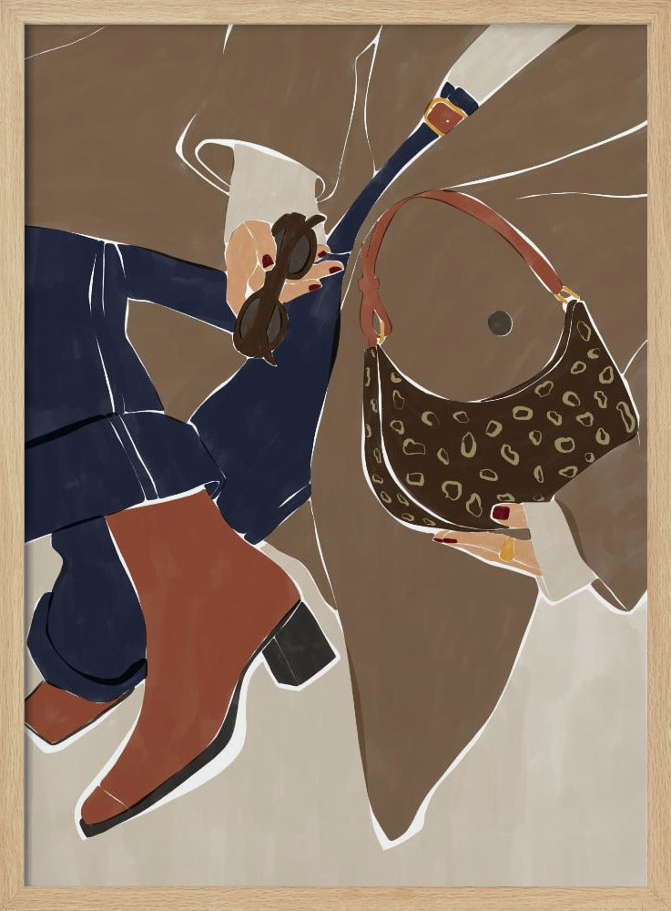 Fall Fashion Vibes Art Print By Ivy Green Illustrations | Poster