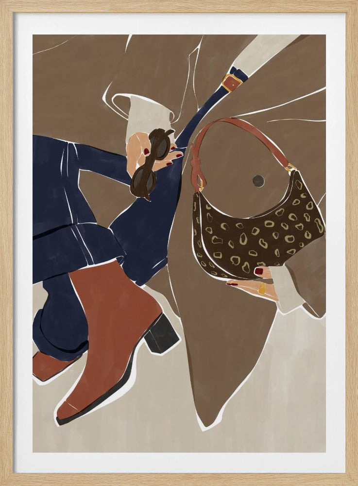 Fall Fashion Vibes Art Print By Ivy Green Illustrations | Poster