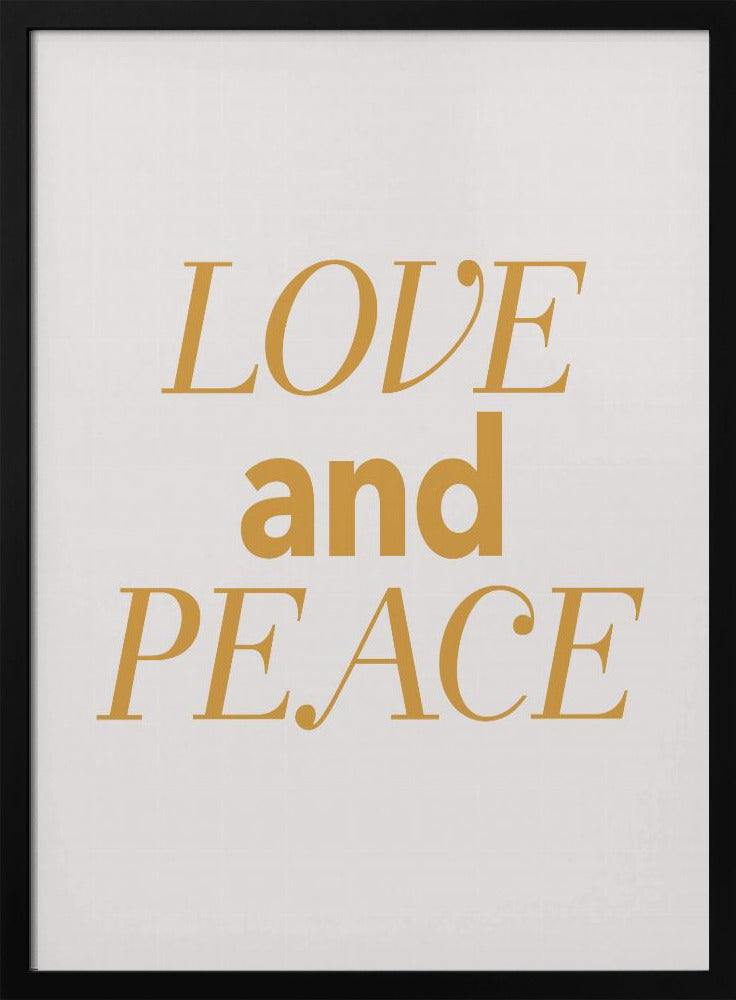 Liefde en vrede | Poster