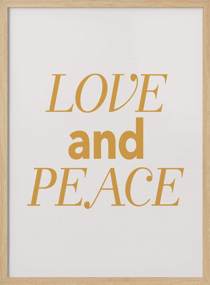 Liefde en vrede | Poster