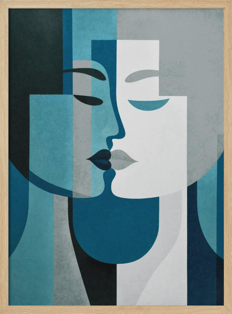 Kus me tealgrijs | Poster