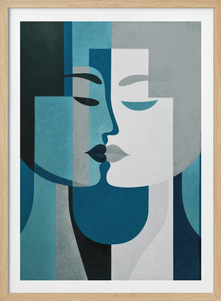 Kus me tealgrijs | Poster