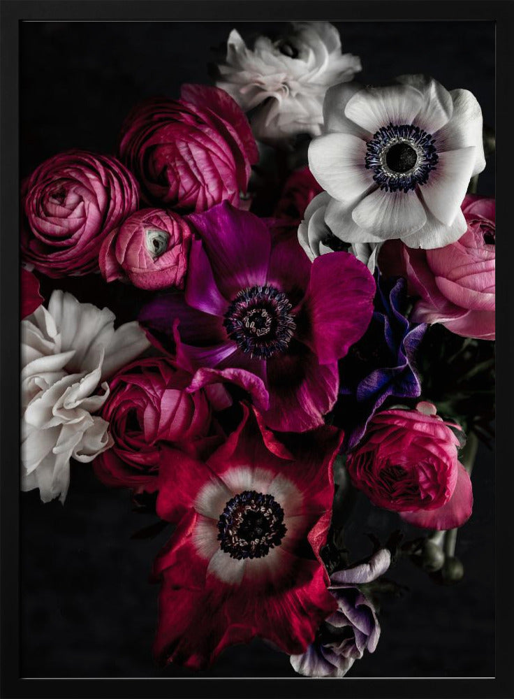 Donkere Bloemen 1 | Poster
