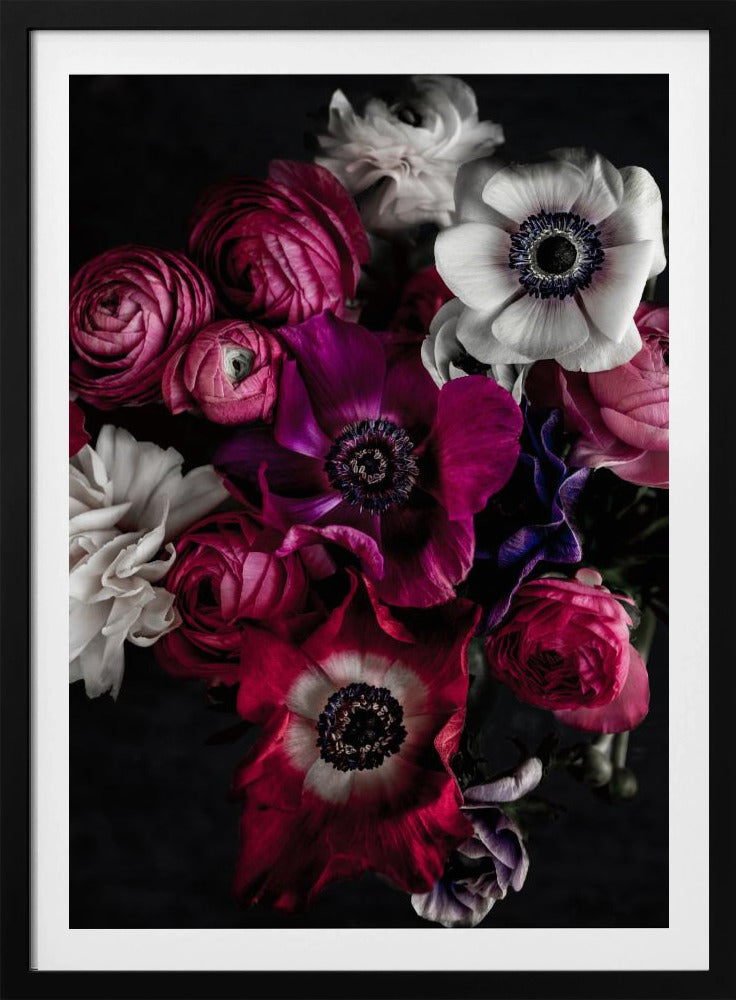Donkere Bloemen 1 | Poster