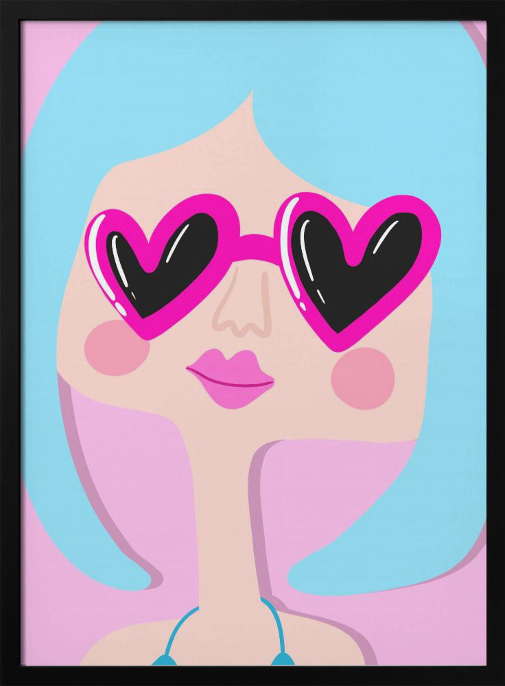 Heart Shades Smile | Poster