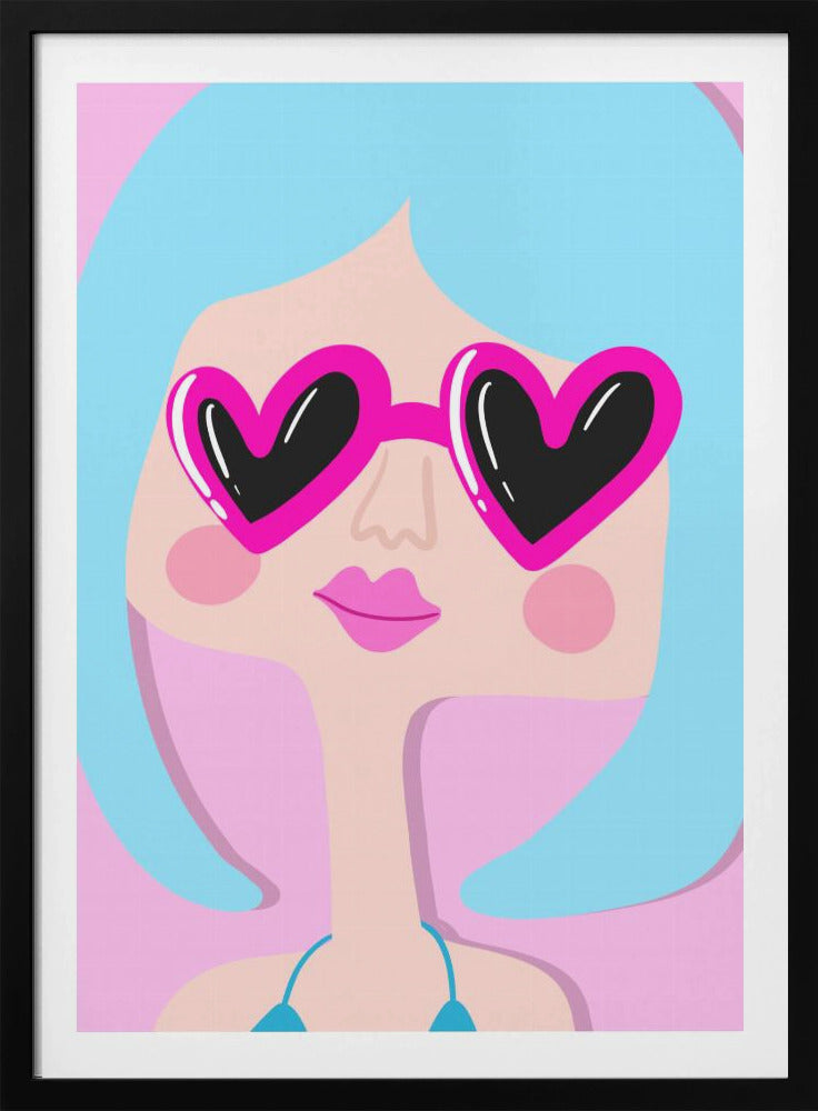 Heart Shades Smile | Poster